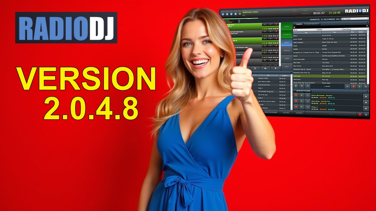RadioDJ VERSION 2.0.4.8 New release Radio DJ Automation Software