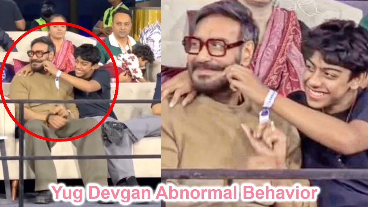 Ajay Devgan Son Yug Devgan Abnormal Behavior In Public