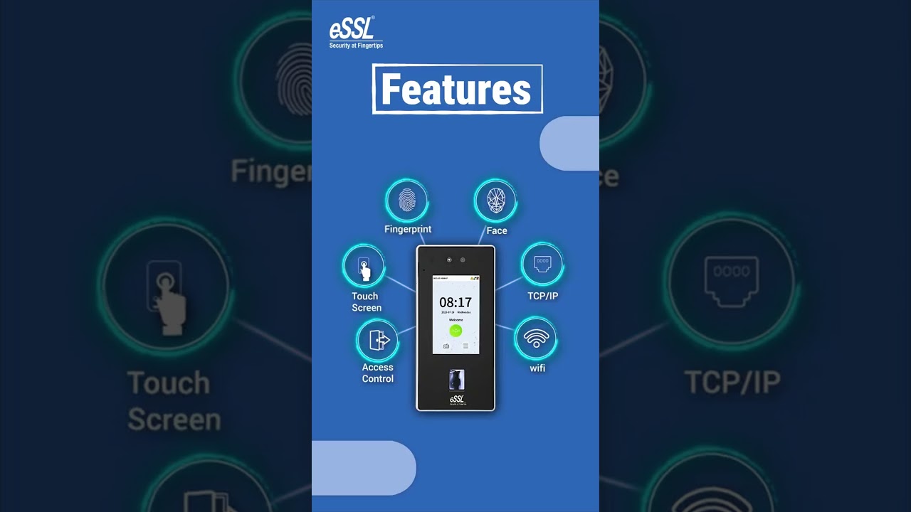 eSSL AIface Eris AmpleTrails Biometric Attendance System