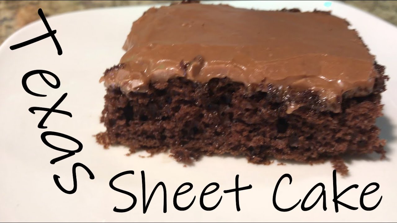 Texas Sheet Cake - Quick and Easy Way - Homemade Icing