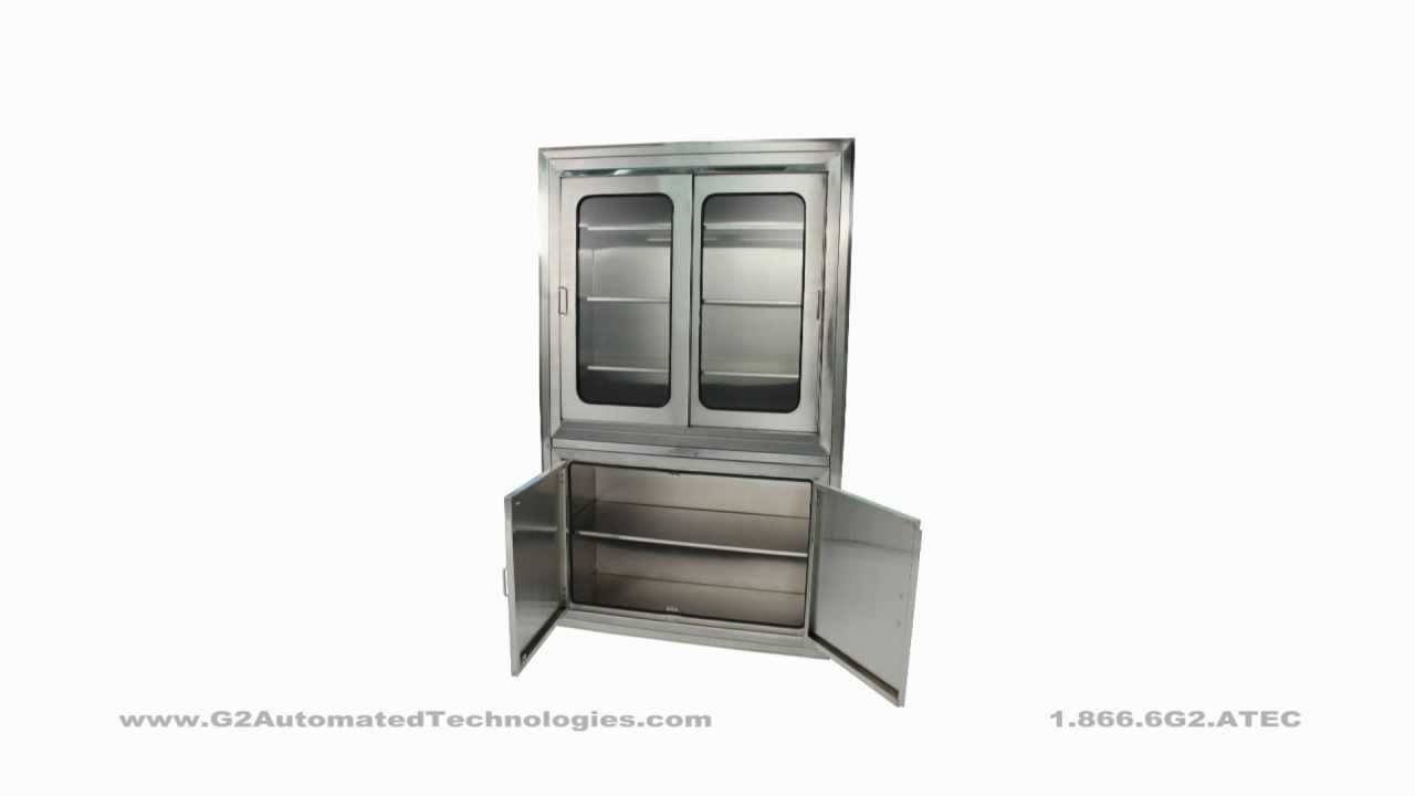 Inwall Stainless Steel Cabinet - G2 Automated Technologies, LLC - 1.866.6.G2.ATEC