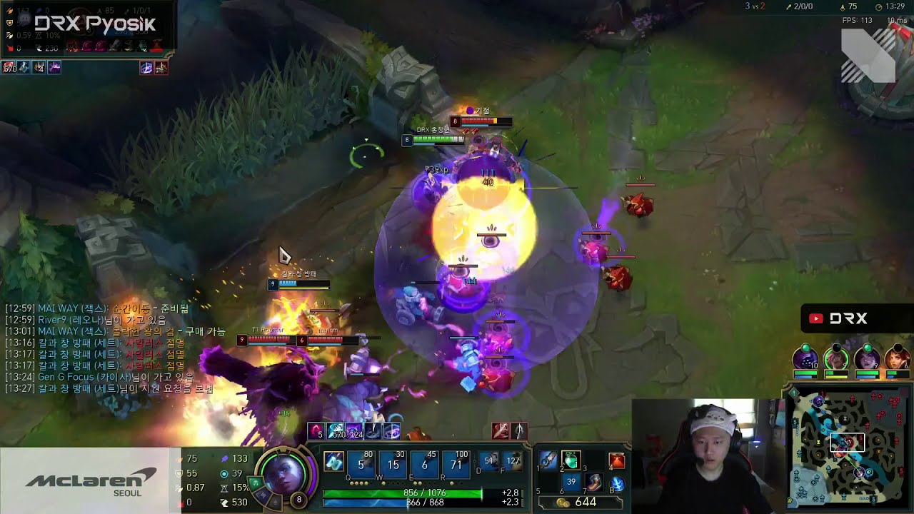 DRX PYOSIK PLAYS JUNGLE EKKO VS GRAVES - KR GRANDMASTER PATCH 10.21