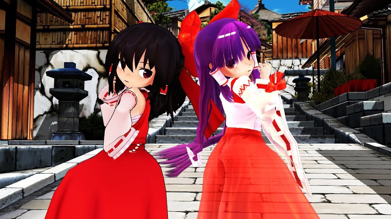 【拝啓ドッペルゲンガー】ちび霊夢とちび靈夢で拝啓ドッペルゲンガー【東方MMD】