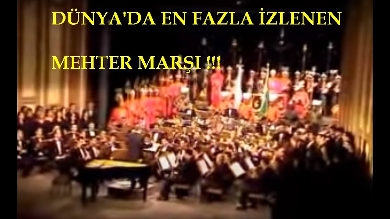 MEHTER MARŞI - KORO - ORKESTRA -  REKOR KIRAN O VİDEO (Burak Özışık, Tenor olarak görev yaptı )