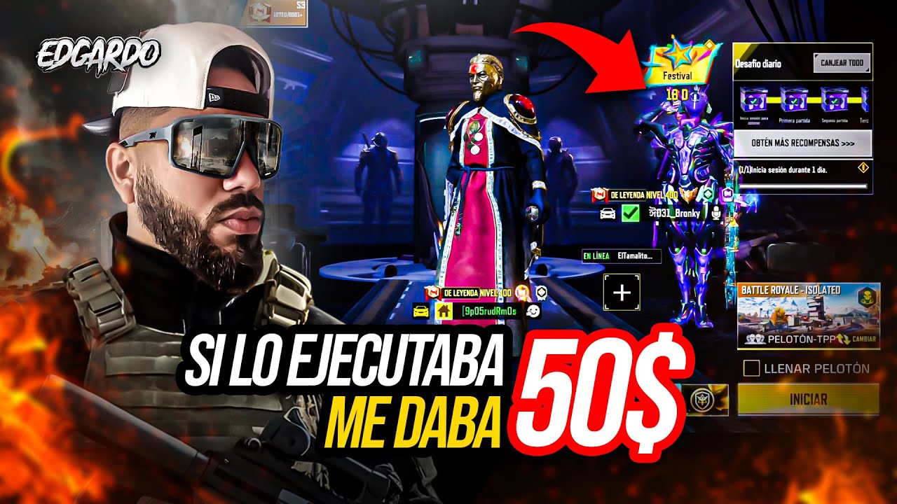 SI LOGRABA EJECUTARLO ME DABA 50$ LO HUMILLE Y NO ME QUERIA PAGAR