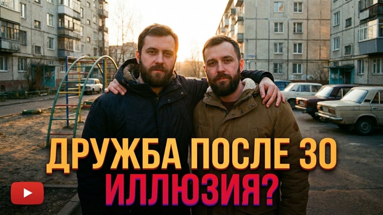 🔥 ВОТ ПОЧЕМУ нет друзей после 30 лет - честный разбор про дружбу и одиночество
