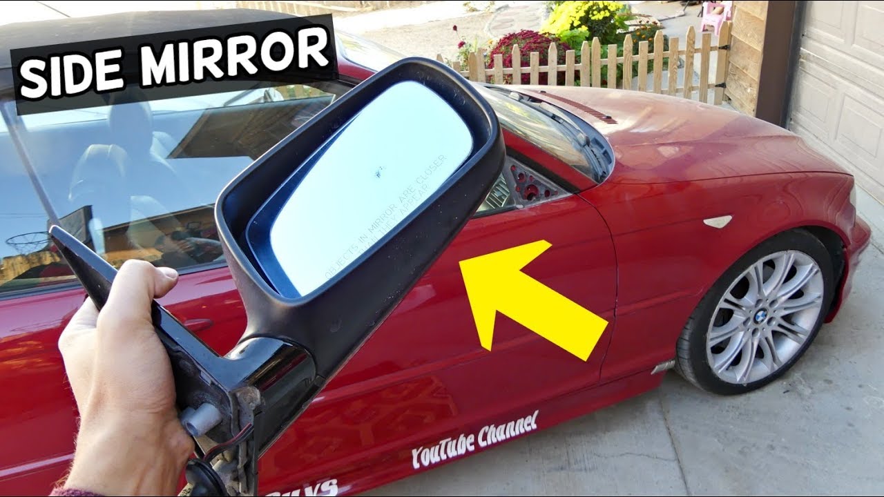 HOW TO REMOVE REPLACE SIDE VIEW MIRROR ON BMW E46 COUPE CONVERTIBLE