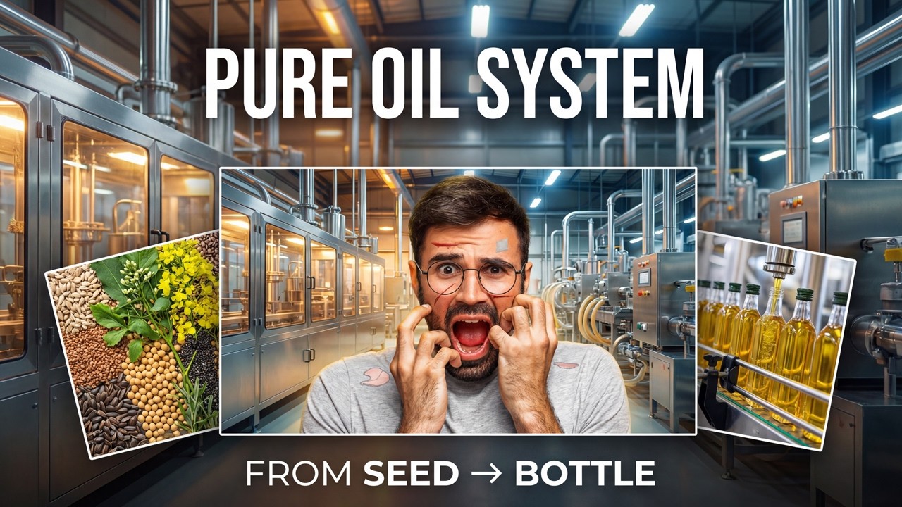 Mass Production of Cooking Oil &ndash; Factory Tour