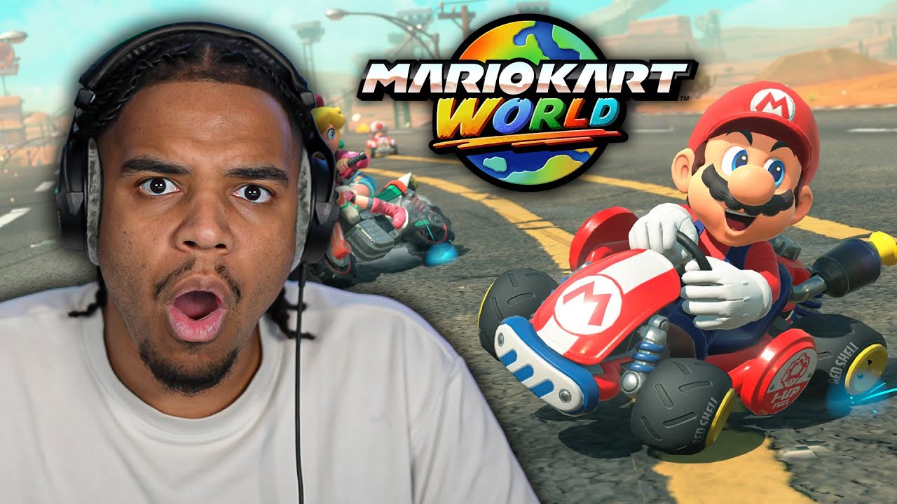 Je DÉCOUVRE le NOUVEAU MARIO KART WORLD sur SWITCH 2 (Il est incroyable)