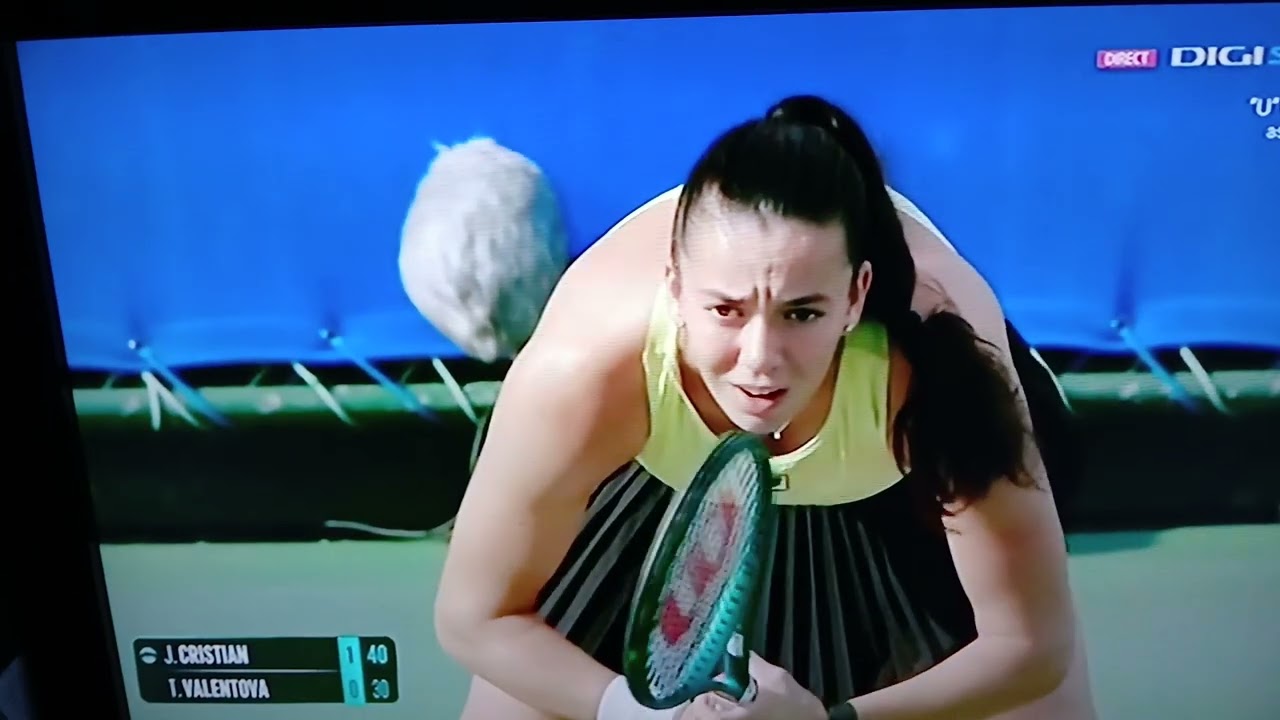 JAQUELINE CRISTIAN vs TEREZA VALENTOVA, în semifinală la WTA 250, OSAKA, JAPONIA 2025  