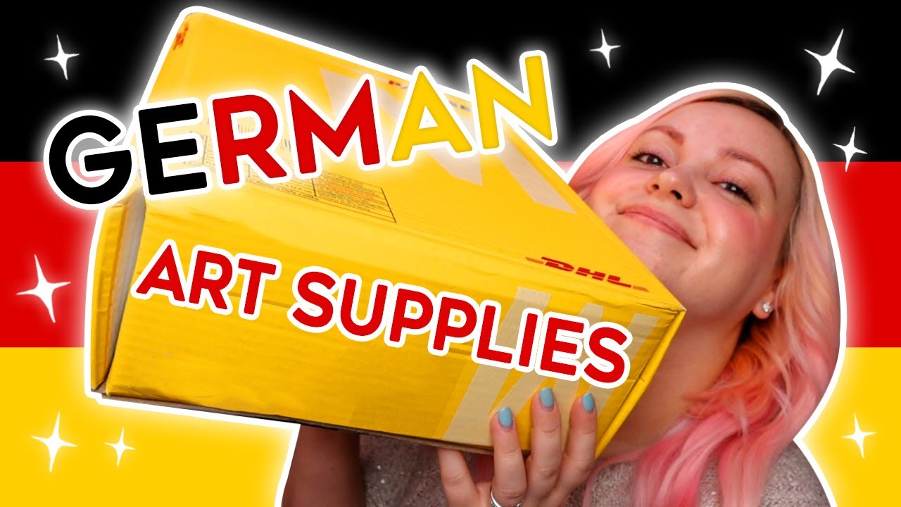 Using Art Supplies from a GERMAN Subscriber!