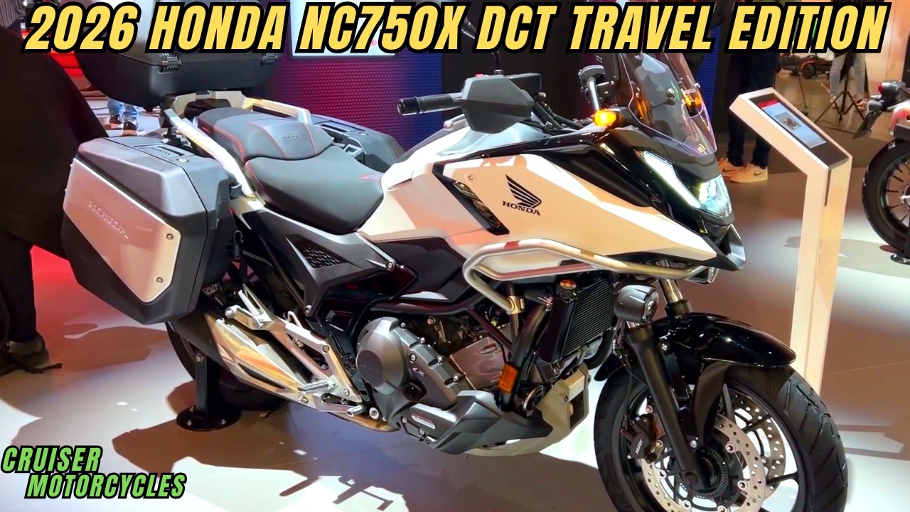 Honda вернулась! Модель NC750X DCT Travel Edition 2026 года просто потрясла мир приключений!