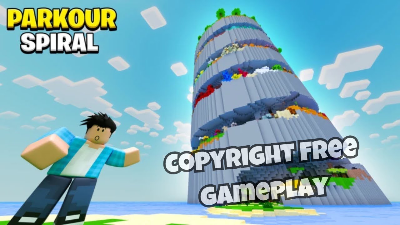 Roblox Parkour Spiral Obby (Vertical Gameplay ) | Smooth Gameplay | No Commentary | Free to Use