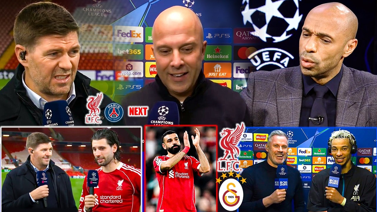 Liverpool vs Galatasaray 4-0 Salah on Fire! 🔥Gerrard And Thierry Henry React to Crazy Performance