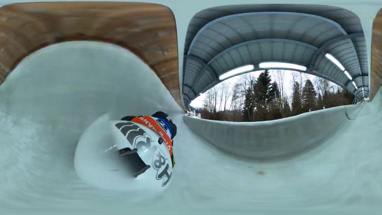360° View of the Igls Luge and Bobsleigh Track