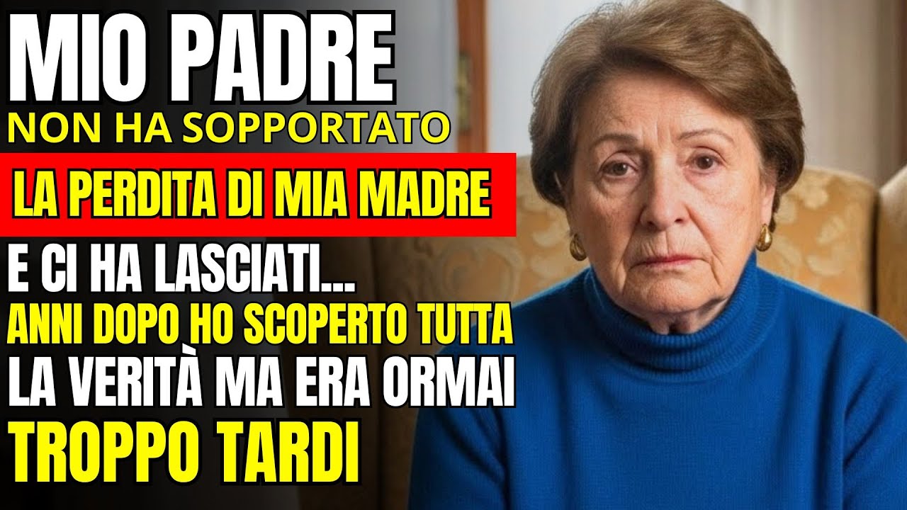MIO PADRE SE NE ANDÒ E NON TORNÒ MAI PIÙ… MA NON AVREI MAI IMMAGINATO DI ESSERE STATA INGANNATA