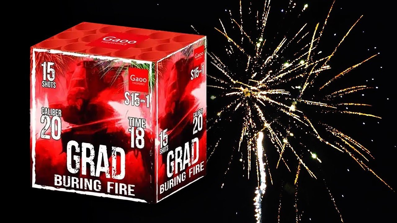 Wyrzutnia Gaoo GRAD S15-1 - 15 strzał&oacute;w, kaliber 20mm Fireworks Polenb&ouml;ller
