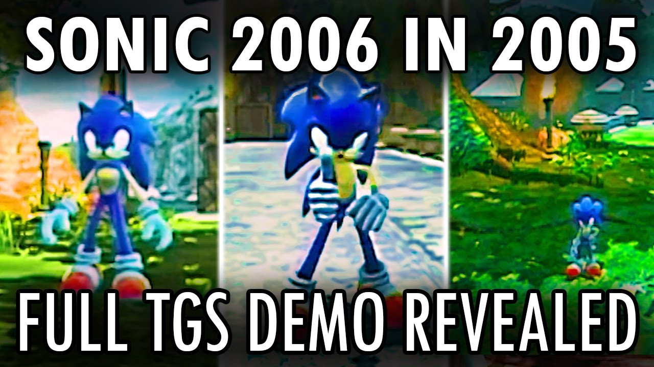 Sonic 2006, in 2005! - FULL 60fps tech demo - Yuji Naka Sega TGS Showcase