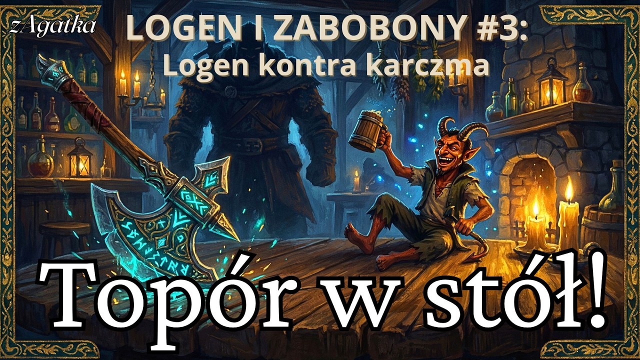 LOGEN I ZABOBONY #3: TOPÓR W STÓŁ! (Logen kontra karczma)