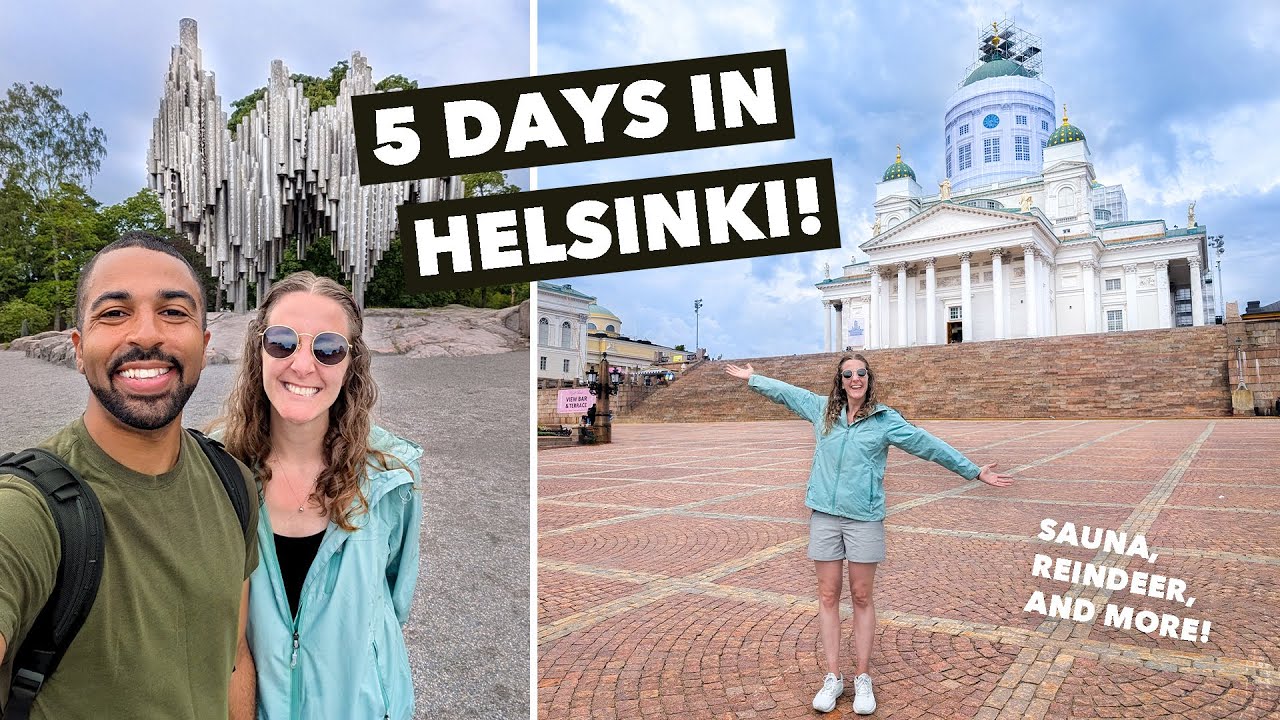 We're in FINLAND! 🇫🇮 Helsinki Food + city tour & sauna (in the SUMMER!)