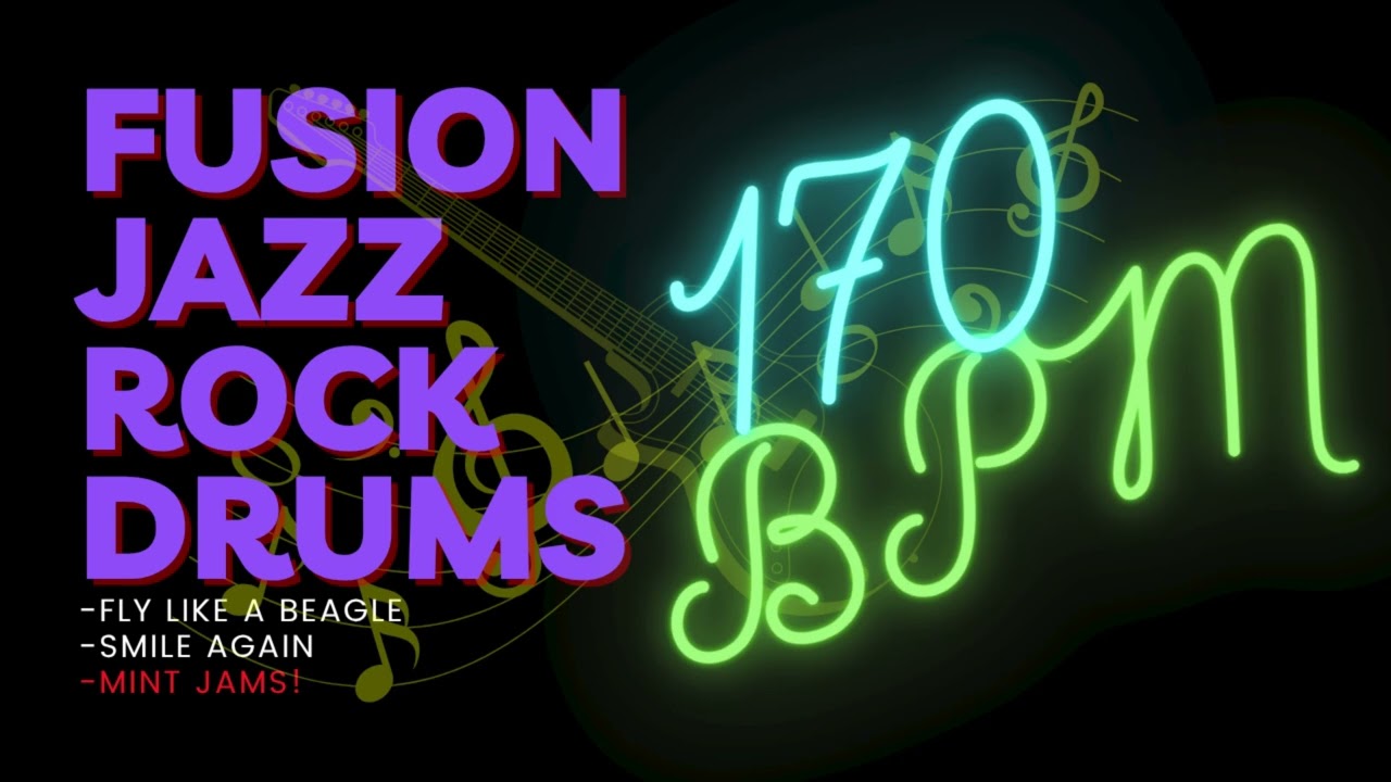 FUSION JAZZ DRUM TRACK #1| 170
