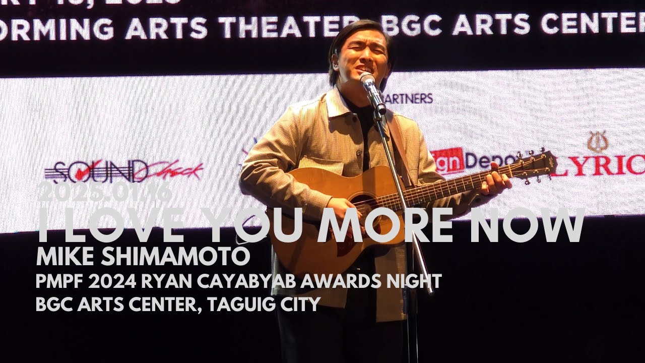 250116 Mike Shimamoto - I Love You More Now (Live) @ PMPF 2024 Ryan Cayabyab Awards Night