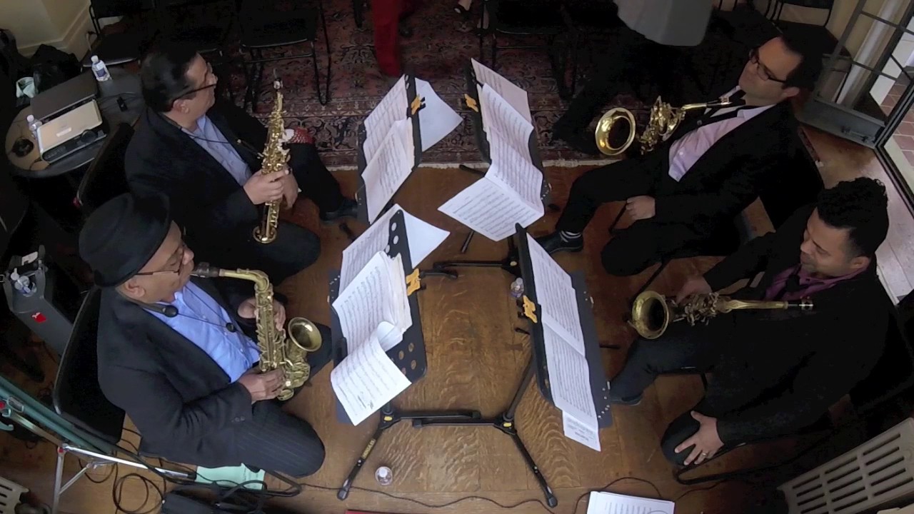 Vitral Saxophone Quartet perform Afro solo by Roman Filiu