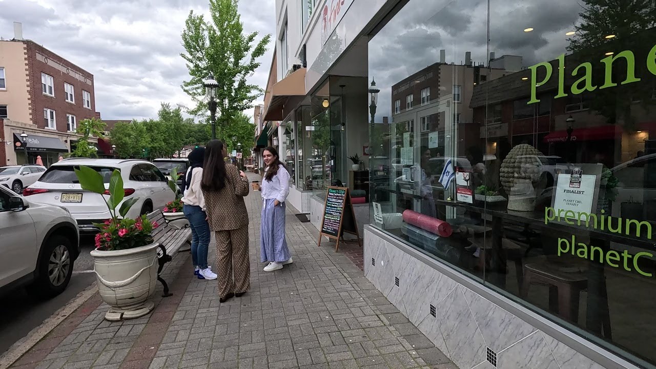 ⁴ᴷ⁶⁰ Walking tour of Tenafly, New Jersey