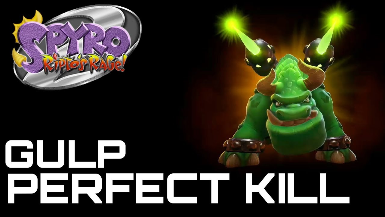 Spyro 2 Ripto's Rage (Reignited) GULP FLAWLESS KILL (0 HITS)