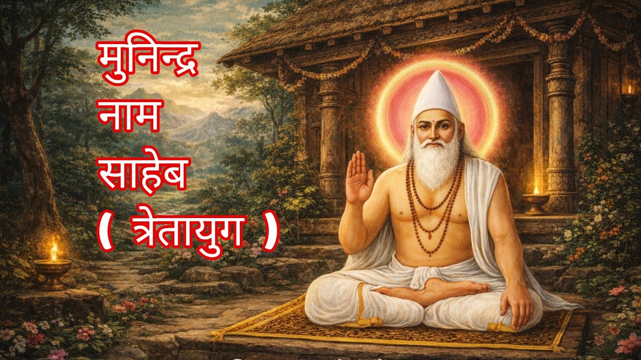 🍁मुनिन्द्र नाम साहेब (त्रेतायुग) – धरती पर दिव्य प्रकाश का आगमन। Munindra Naam Saheb। 🙏🙏