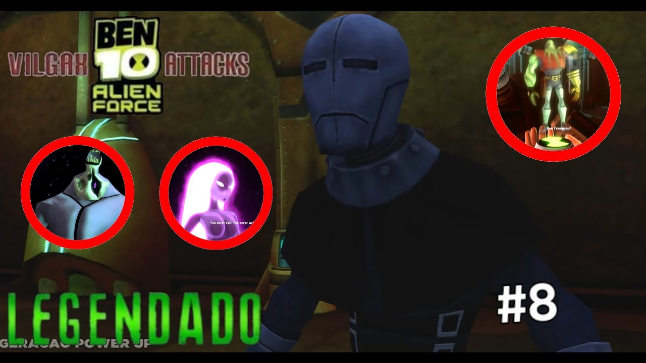 Michael Morningstar! - Ben 10 Alien Force: Vilgax Attacks (PT-BR) #8 (PS2)