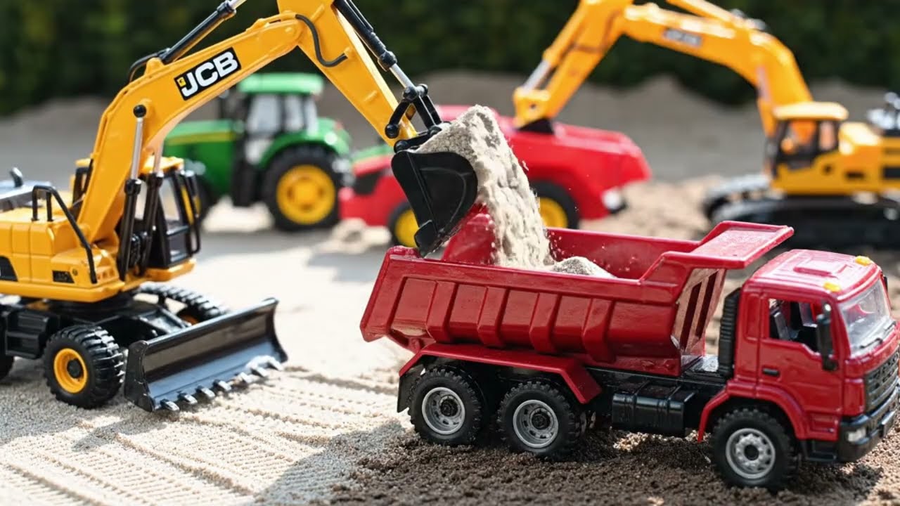 Mini JCB Excavator Dirt Filling | Kids Viral VideoTags#MiniJCB #ToyExcavator #DirtFilling #KidsVideo