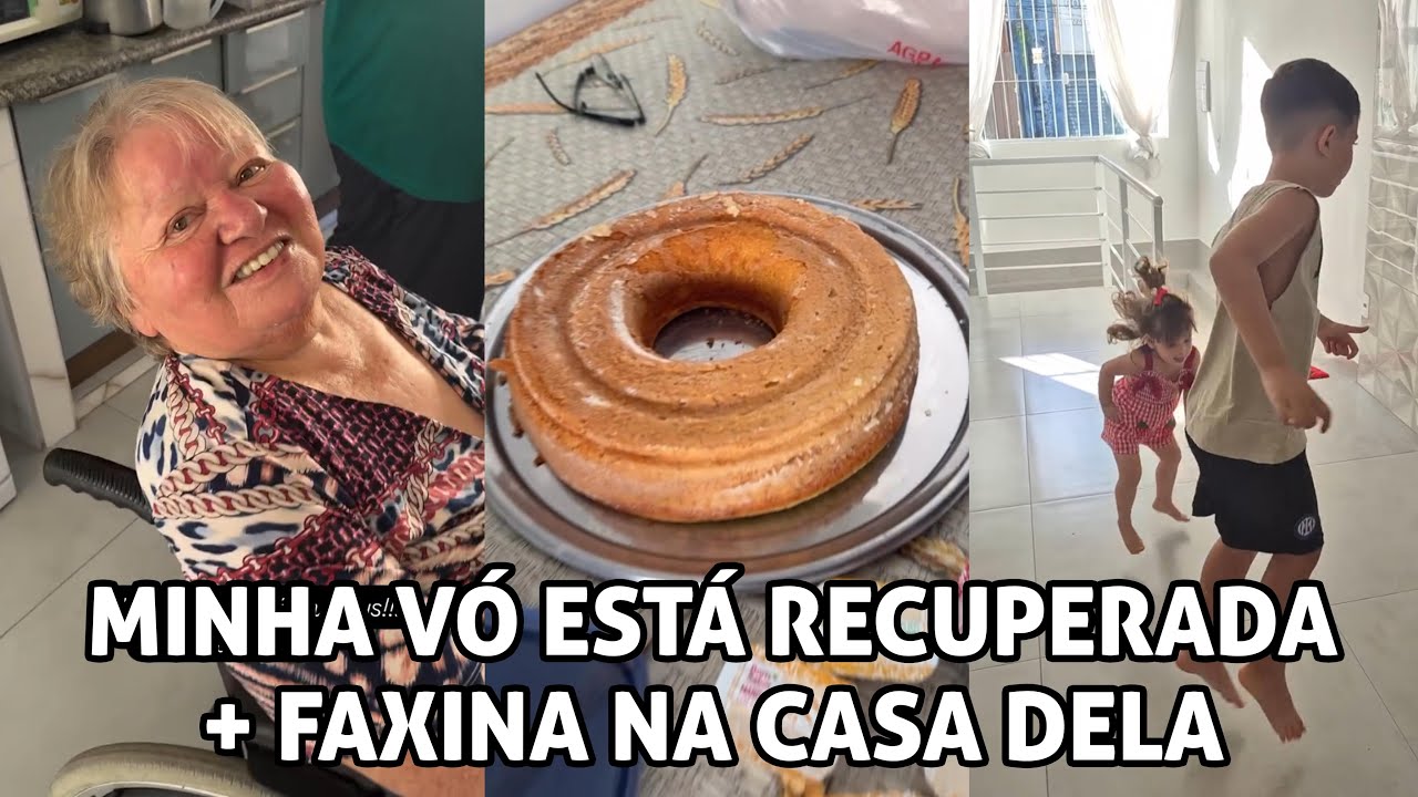 MINHA VÓ TEVE ALTA | FIZ 2 BOLOS + TARDE EM FAMÍLIA 