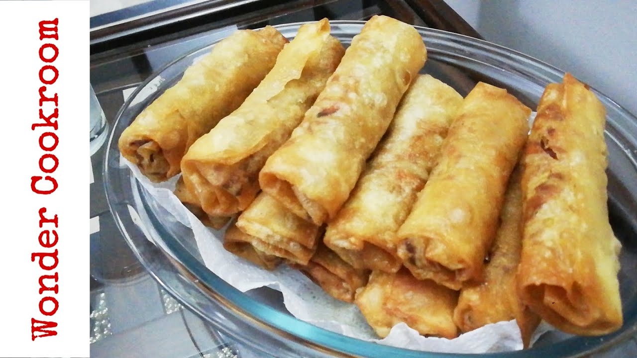 Easy and Quick Chicken Spring Rolls Recipe|How to make spring rolls| Wonder Cookroom-Ramadan Special
