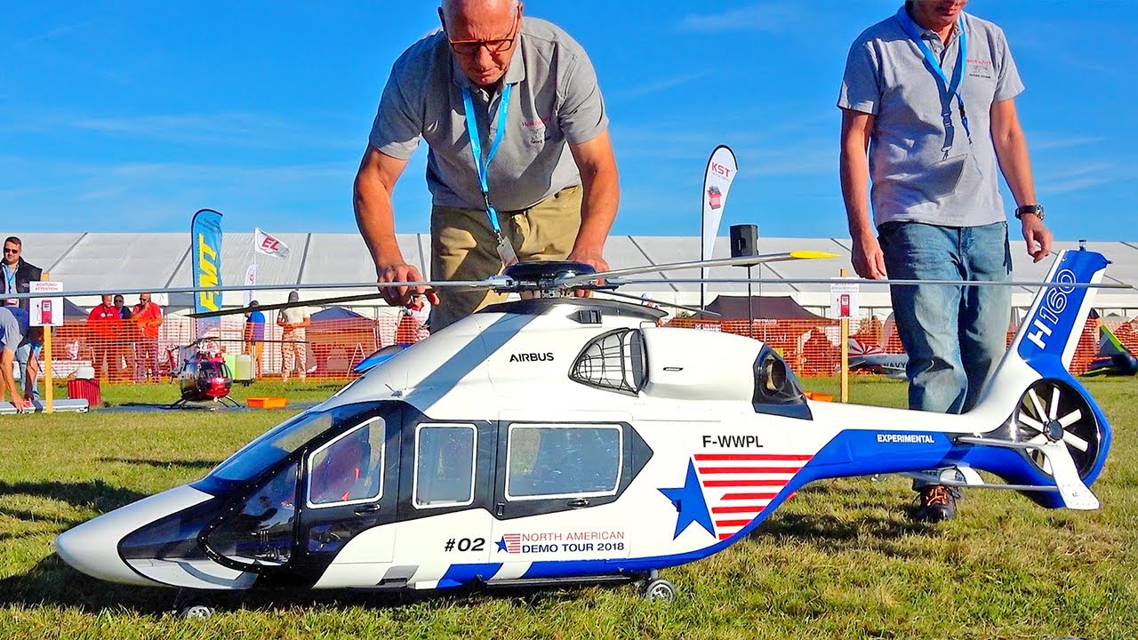 XXXL AIRBUS C160 RC TURBINE HELICOPTER DEMONSTRATION FLIGHT