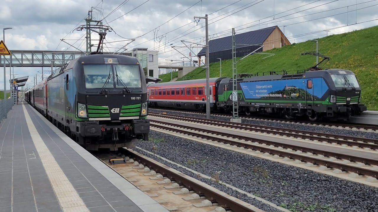 Der Siemens Vectron die moderne Einheits E-Lok? - ELL und SBB 193 beim anfahren.