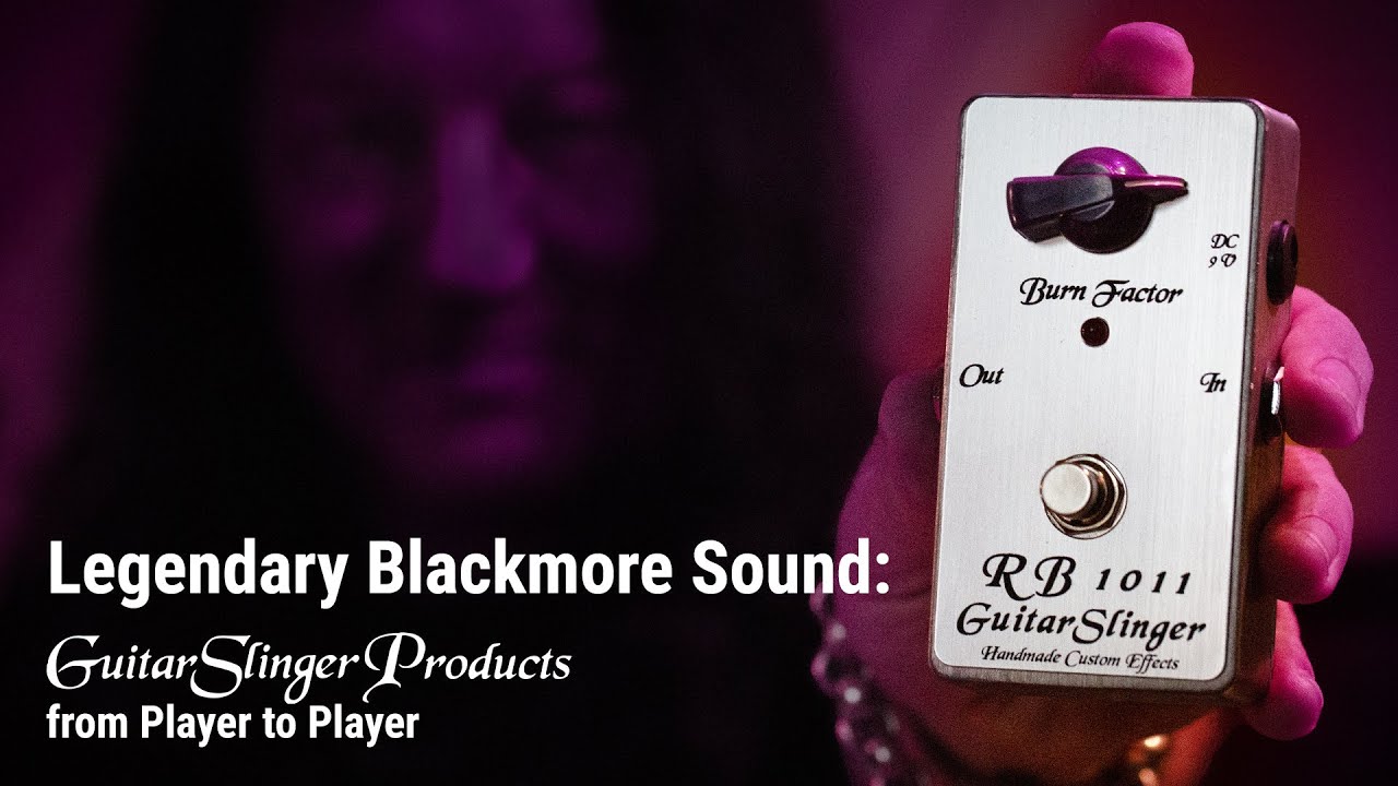 GuitarSlinger Effects - RB1011 SILVER EDITION MKII Booster Pedal Boutique Effect Booster Blackmore