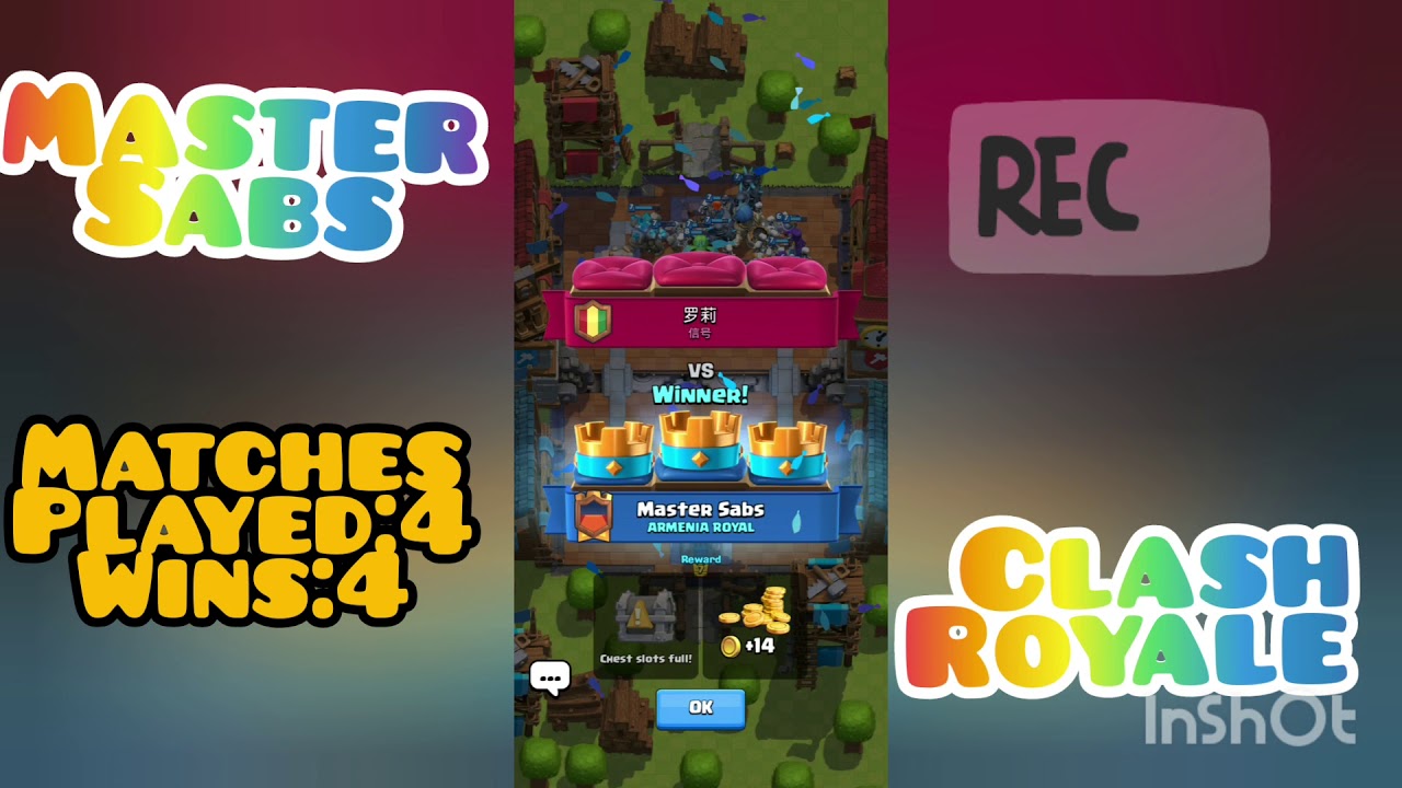 My first loss in the infinite elixir gamemode Clash Royal