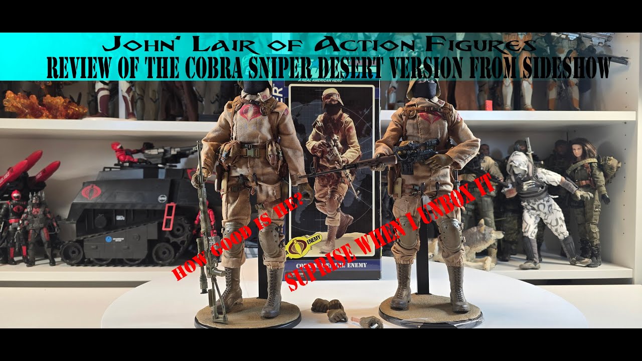 Review of Cobra Sniper Desert version from Sideshow Collectibles 100078