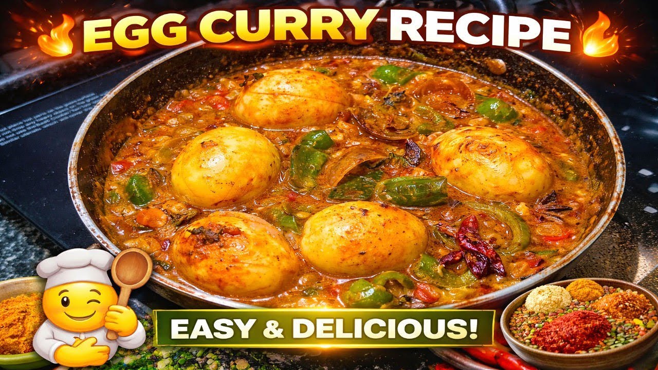 💯 ಸಿಂಪಲ್ಲಾಗಿ ಕ್ಯಾಪ್ಸಿಕಂ Egg ರೆಸಿಪಿ ಮಾಡುವುದು ಹೇಗೆ ರುಚಿಯಂತೂ ಅದ್ಭುತ 😋 Egg curry recipe in kannada
