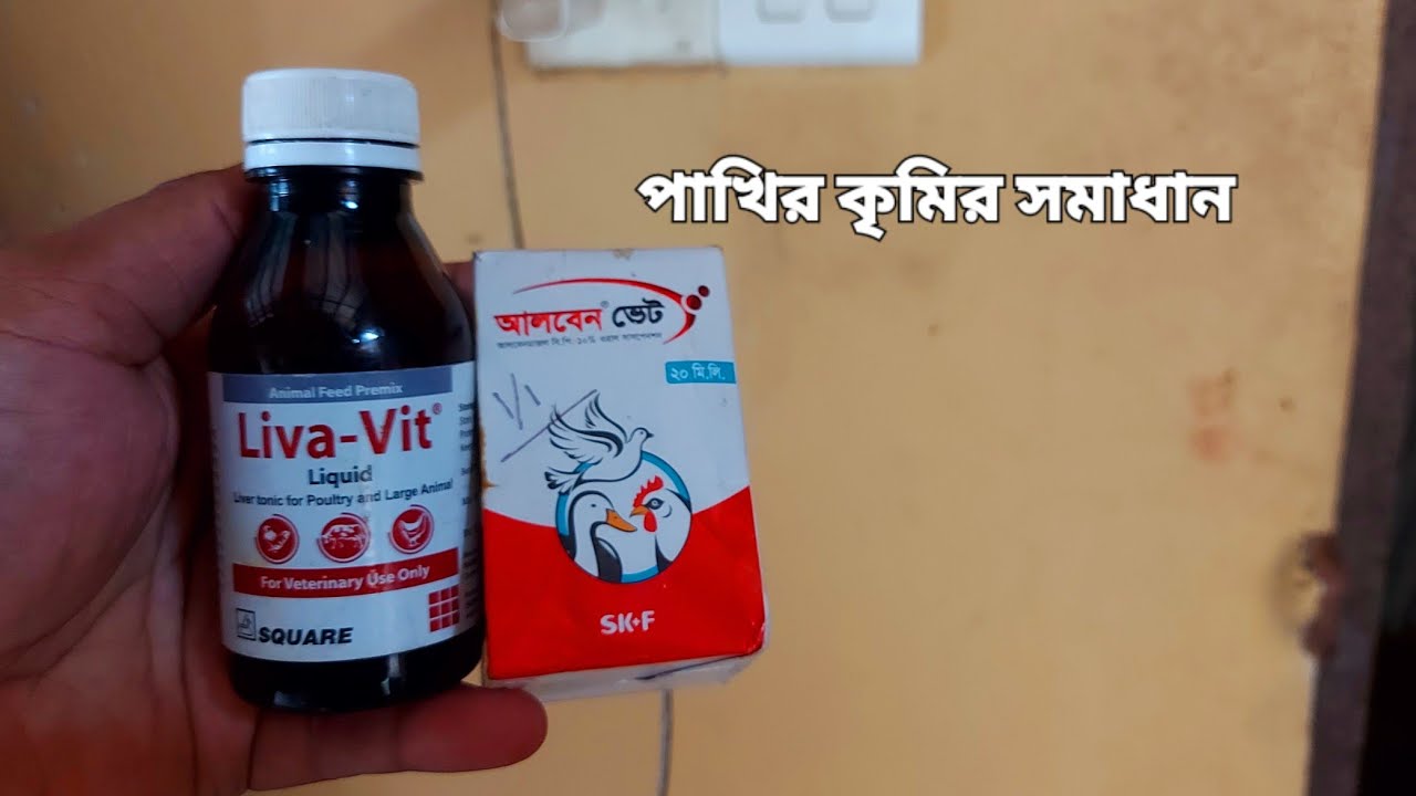 পাখির কৃমি কোর্স।