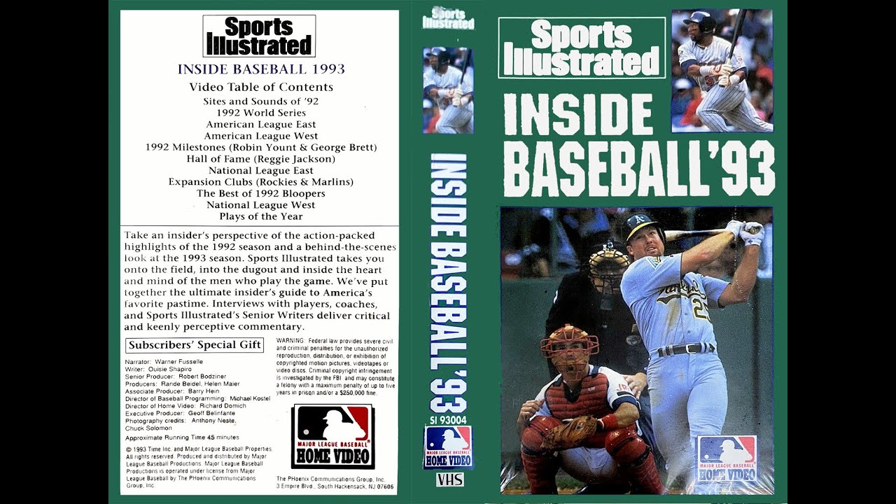 Sports Illustrated - Inside Baseball '93