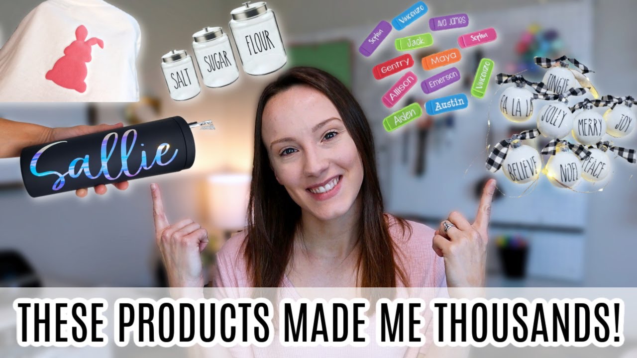 Spilling The Tea On My BEST SELLERS Using Vinyl & Showing You How To Make Them
