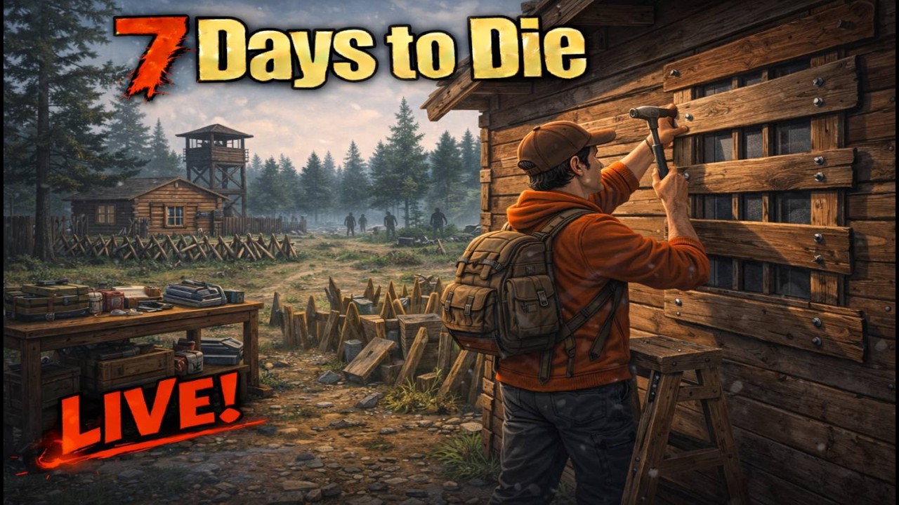 Relaxed Sunday Evening 7DTD - Loot Runs and Bloodmoon Prep LIVE!