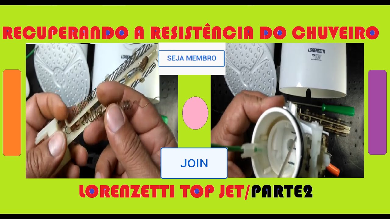 RECUPERANDO A RESISTÊNCIA DO CHUVEIRO LORENZETTI TOP JET / PARTE 2 - CORONA VÍRUS