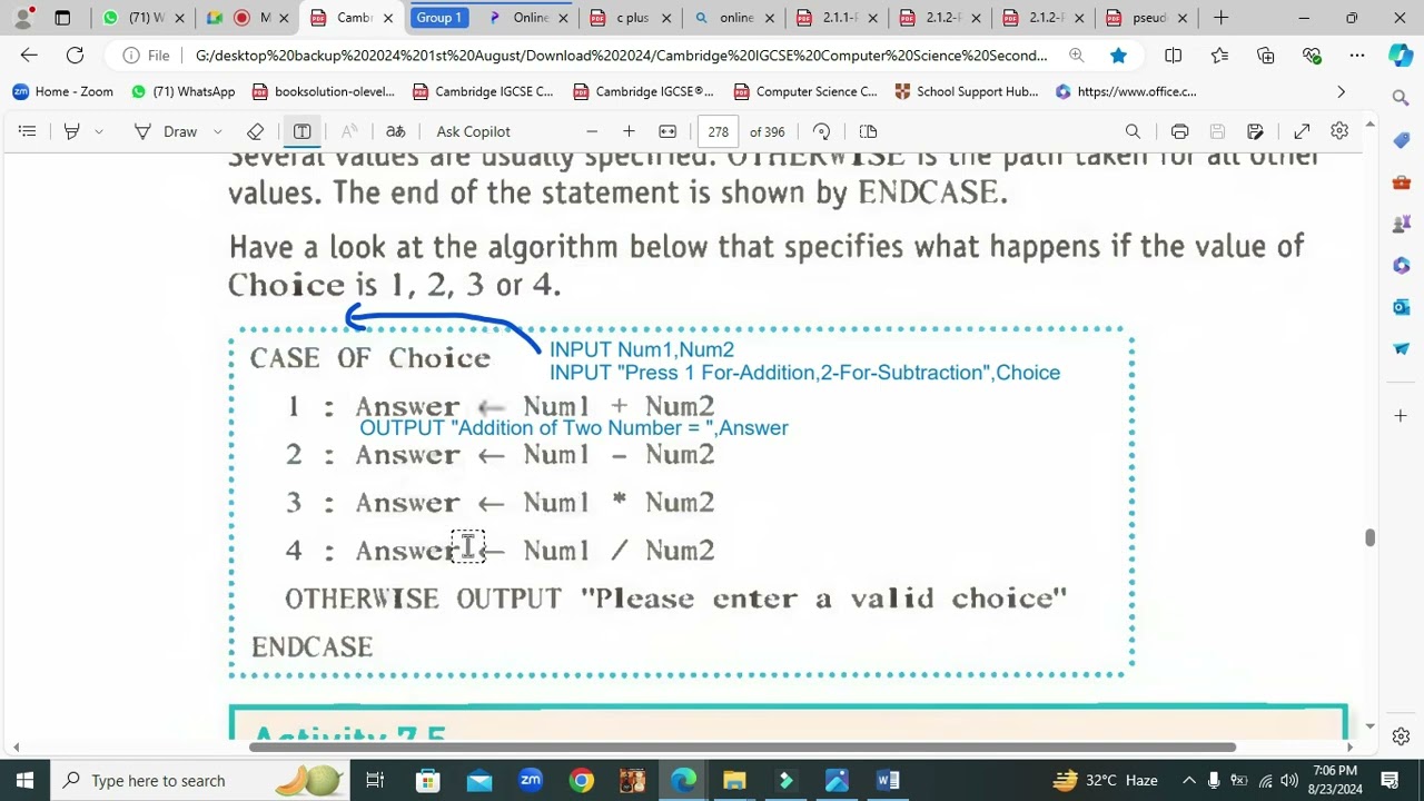 How to Use  Case of Otherwise into python language 2024 | detailed Tutorial Explanation |IGCSE