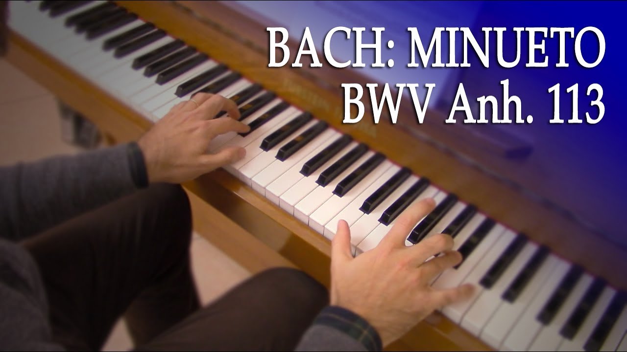Como estudar o Minueto em Fá Maior (BWV Anh. 113) de Bach (Piano para intermediários)