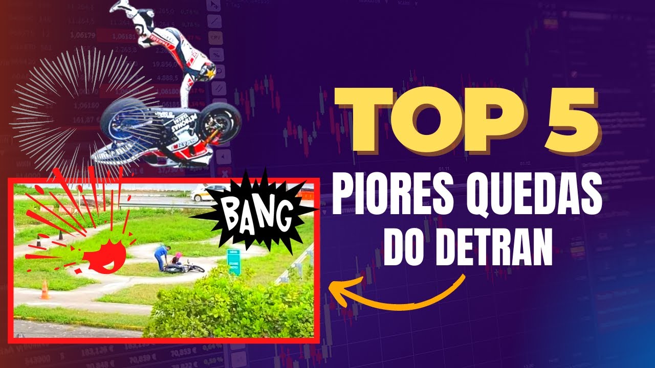 5 PIORES QUEDAS DO DETRAN GRAVADAS EM VÍDEO #273