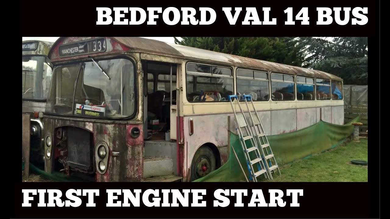 FIRST START OF BEDFORD VAL 14 BUS  | LEYLAND 0400 POWER PLUS