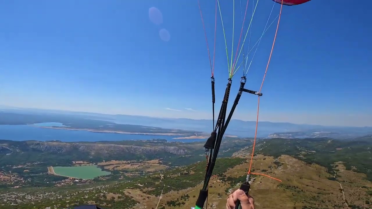 Paragliding Tribalj Croatia summer soaring 2022